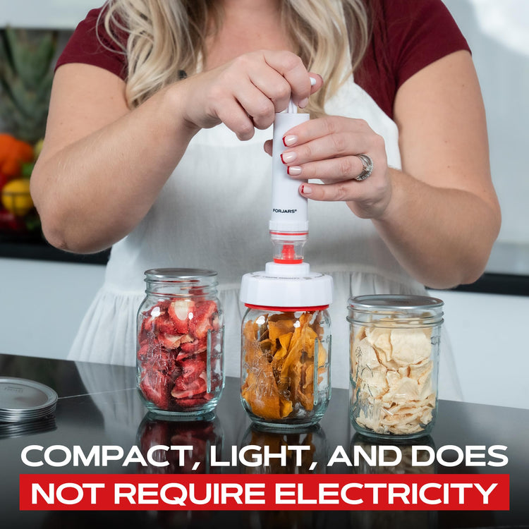 Jar Vacuum Sealer Accessory Set for Mason Jars