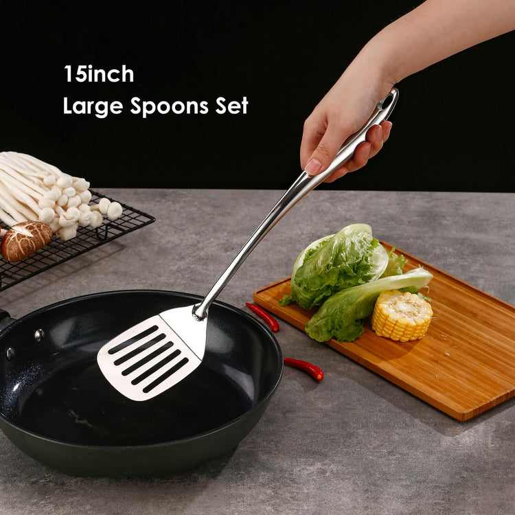 304 Stainless Steel Kitchen Utensil Set (9 Count)