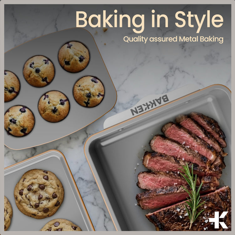 Bakken 8 Piece Stackable Bakeware Set