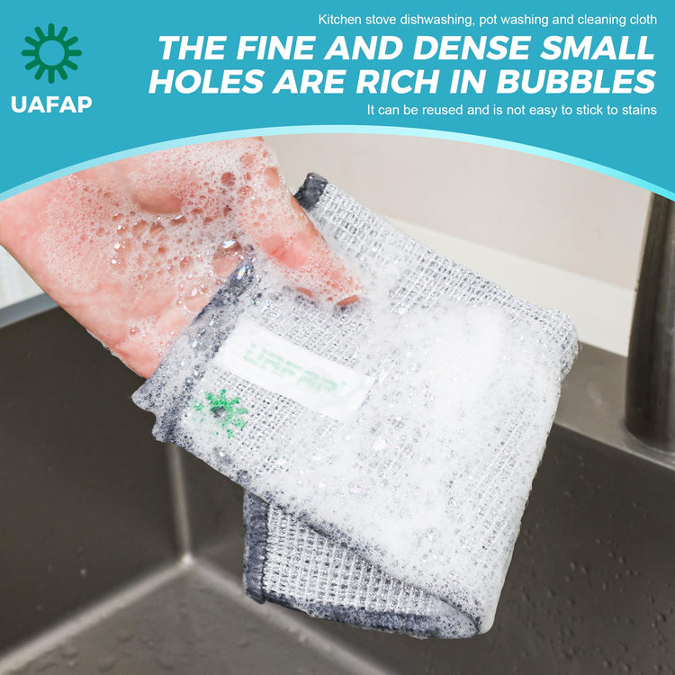 24 PCS Non Scratch Wire Dishcloth (24 Count)