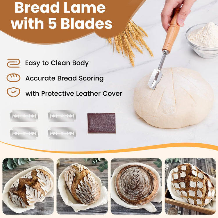 Danish Dough Whisk with Sourdough Tools