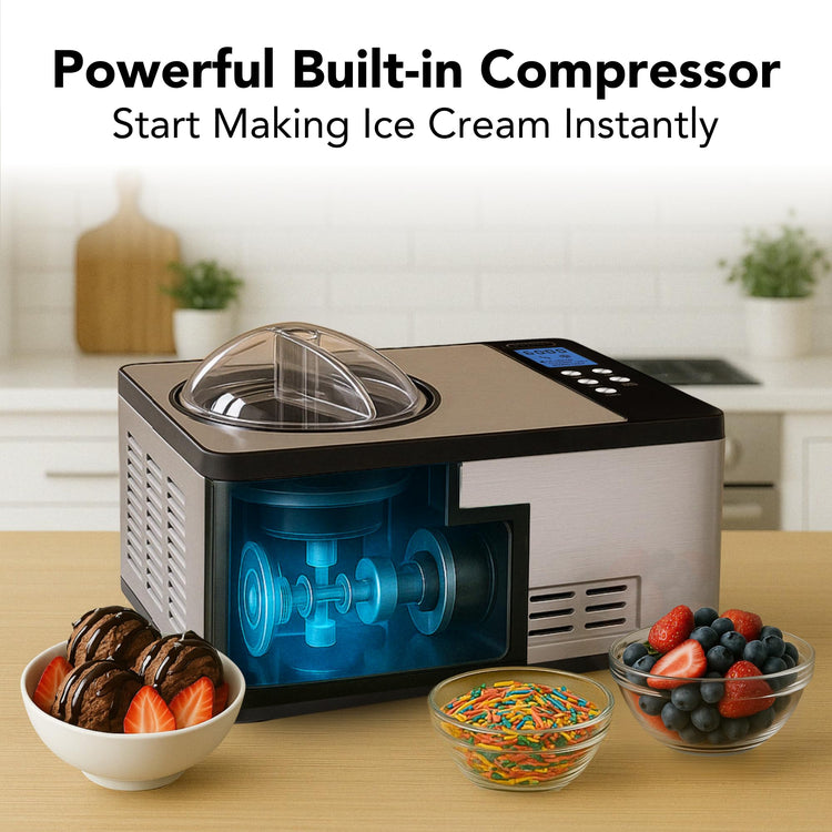 Ice Cream Maker 2.1 Qt Automatic