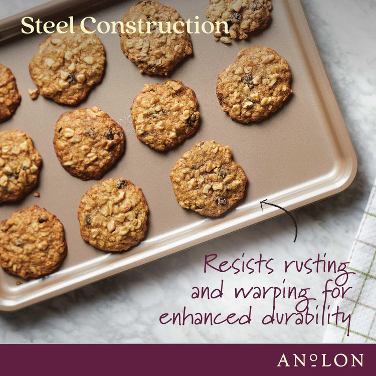 Gourmet Nonstick Bakeware Set with Nonstick Cookie Sheets (3 Count)
