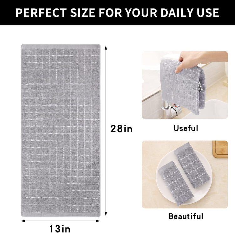 100% Cotton Terry Kitchen Towels (8 Count)