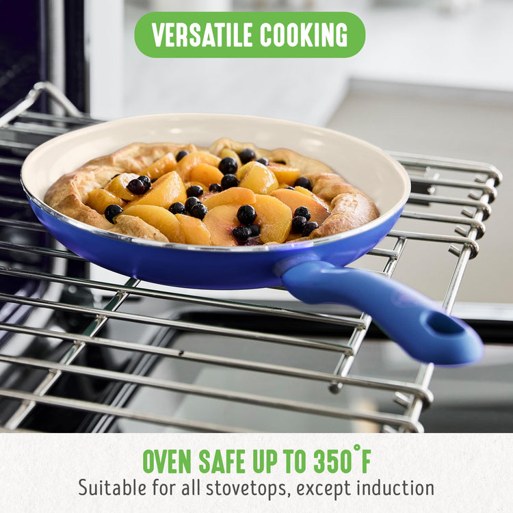 16 Piece Ceramic Nonstick Pots & Pans Cookware Set