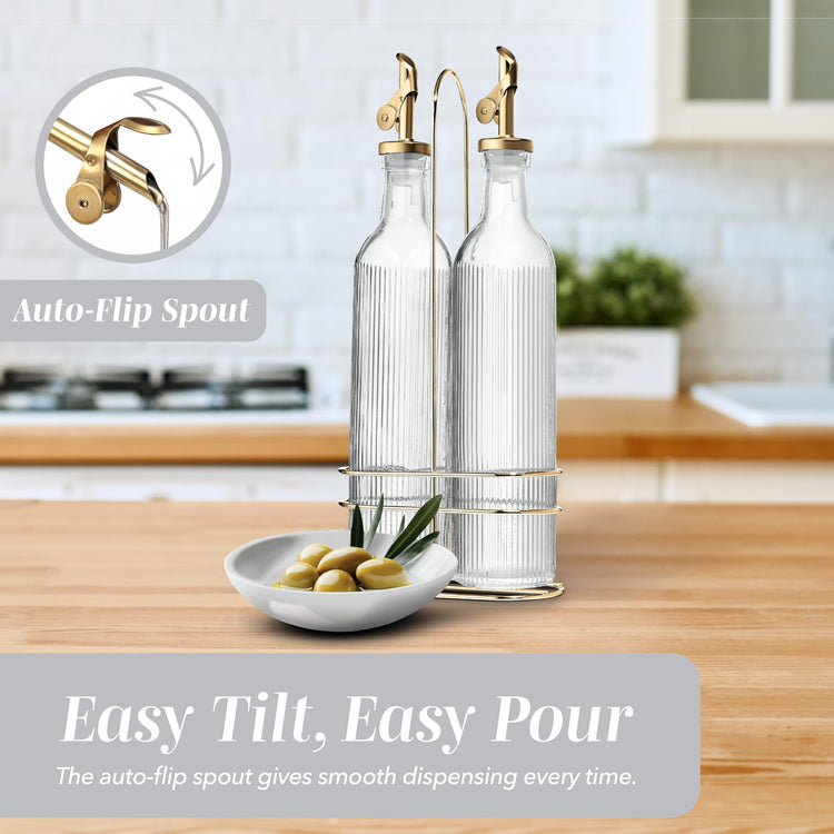 Glass Olive Oil Dispenser Bottle