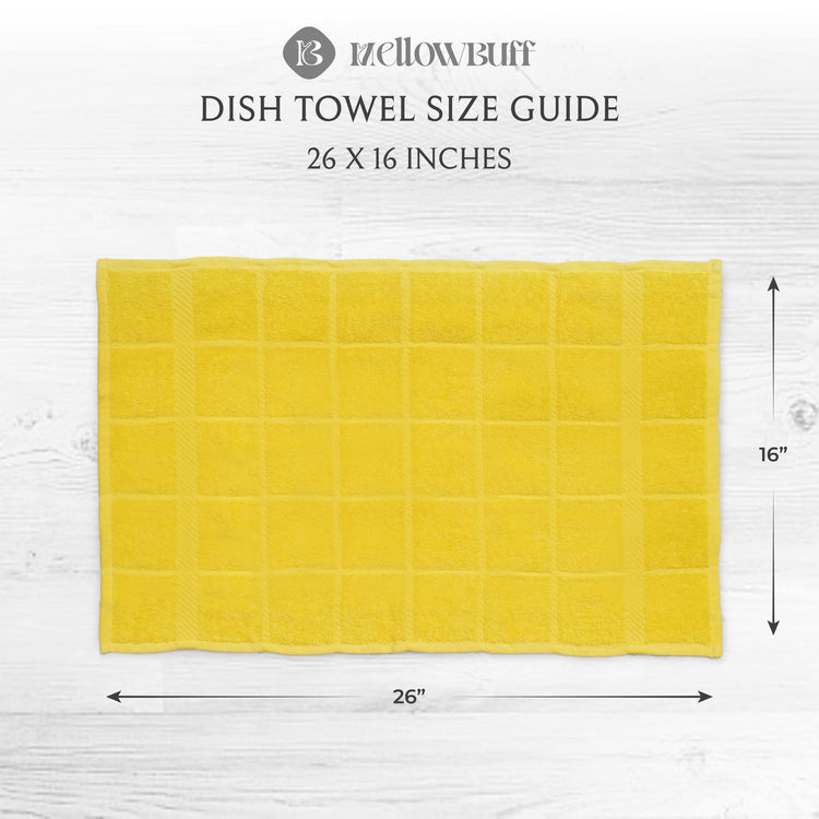 100% Cotton Terry Dish Towels (4 Count)