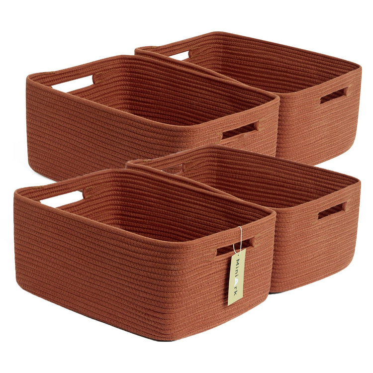 Large Storage Baskets for Organizing (4 Count)