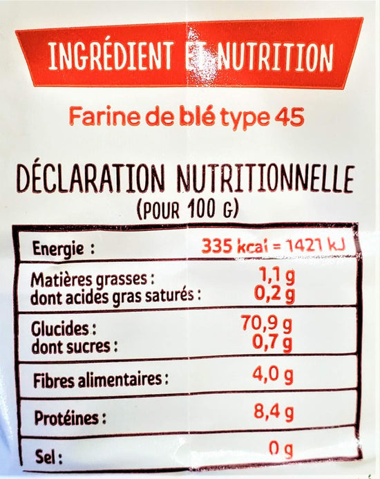 Francine Farne de Ble Bio - French All Purpose Flours 3 Packs (All Purpose Wheat (T45)) - Nestoria