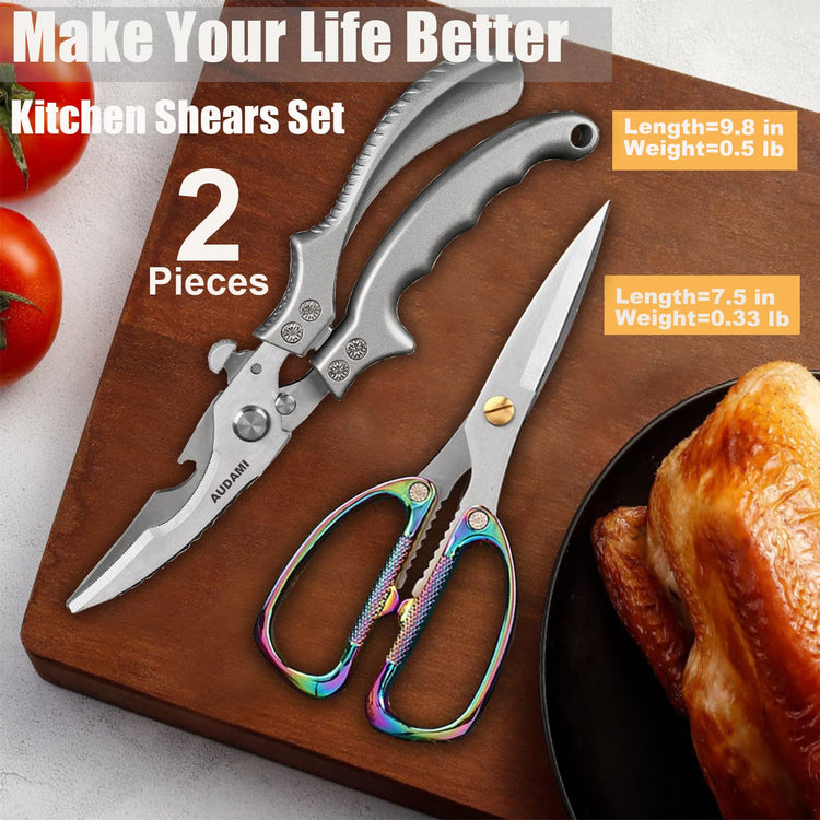 2 Piece Kitchen Shears Set