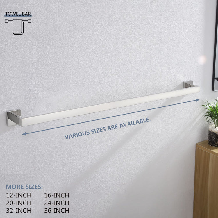 36 Inch Single Towel Bar