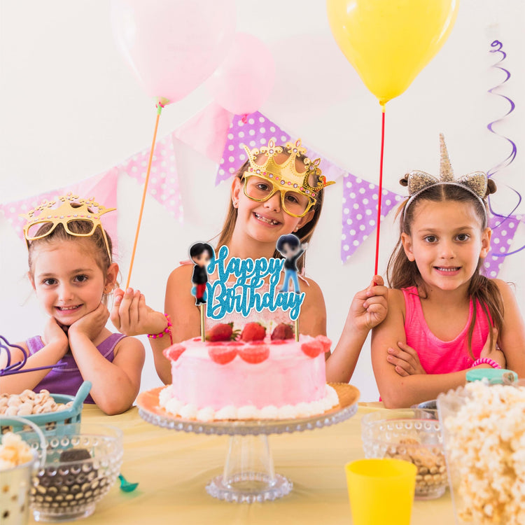 K Pop Happy Birthday Cake Topper