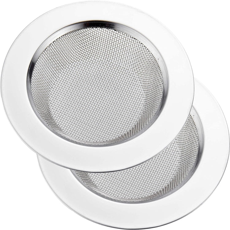 2 PCS Kitchen Sink Strainer Stainless Steel (2 Count)