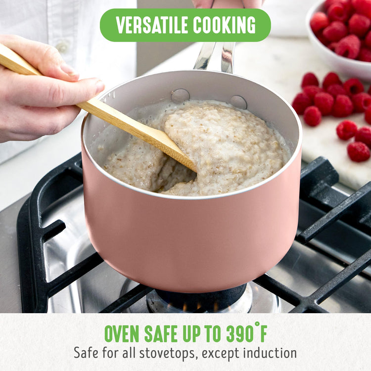 2 Quart Nonstick Saucepan with Lid