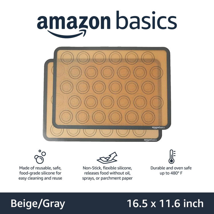 Silicone Baking Mat for Macarons (2 Count)