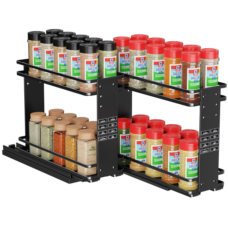 Pull Out Spice Rack Organizer (2 Count)