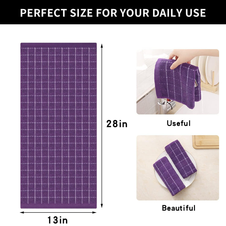 100% Cotton Terry Kitchen Towels (8 Count)