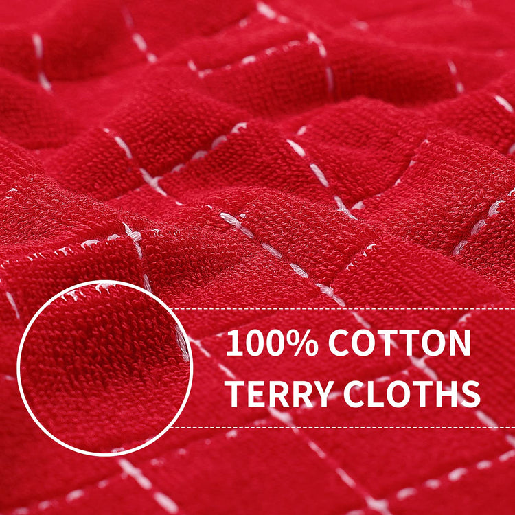 100% Cotton Terry Kitchen Towels (4 Count)