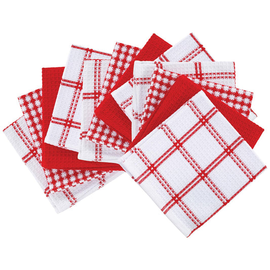 Premium Waffle Dish Cloths (12 Count)