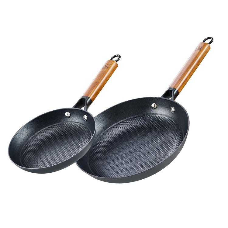 Cast Iron 8 10 Inch Nonstick Skillets (2 Count)
