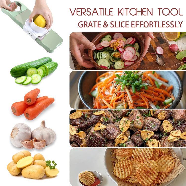 6 Blade Mandoline Slicer for Kitchen