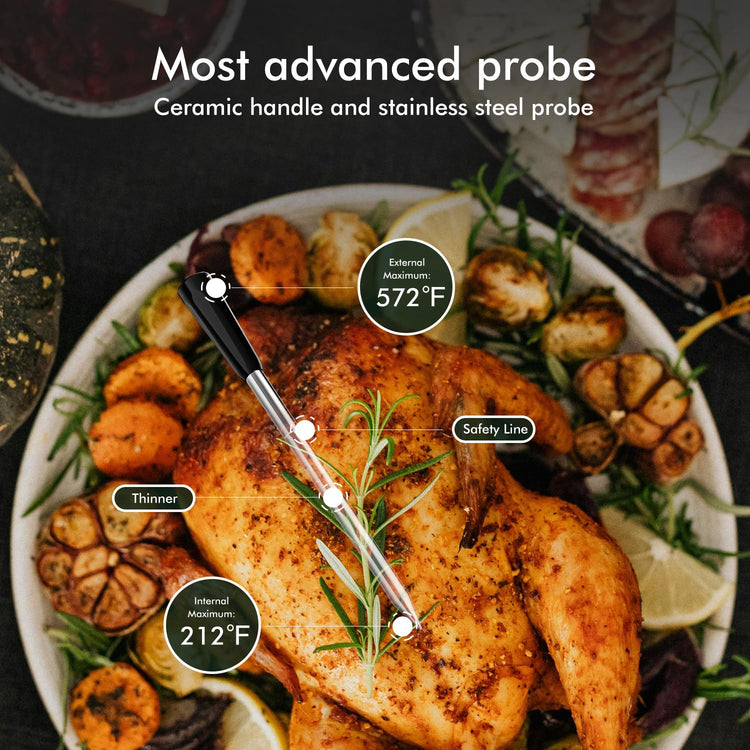 Smart Wireless Meat Thermometer 4 Probes