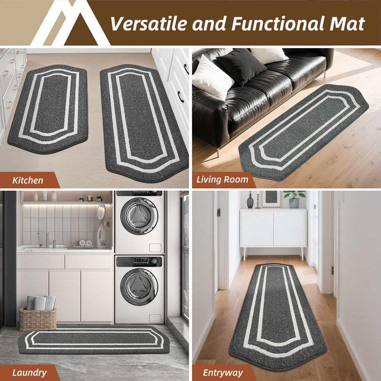 Long Kitchen Floor Mats and Rugs Non Slip Washable
