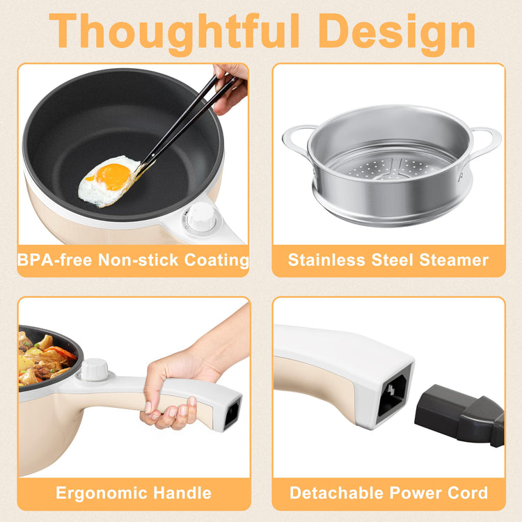 Electric Pot with Steamer