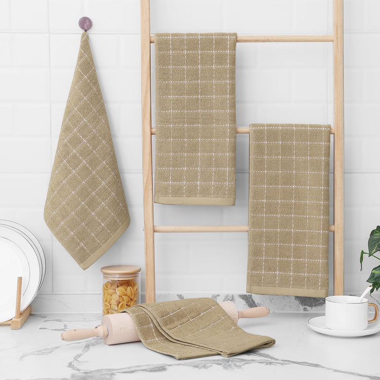 100% Cotton Terry Kitchen Towels (12 Count)
