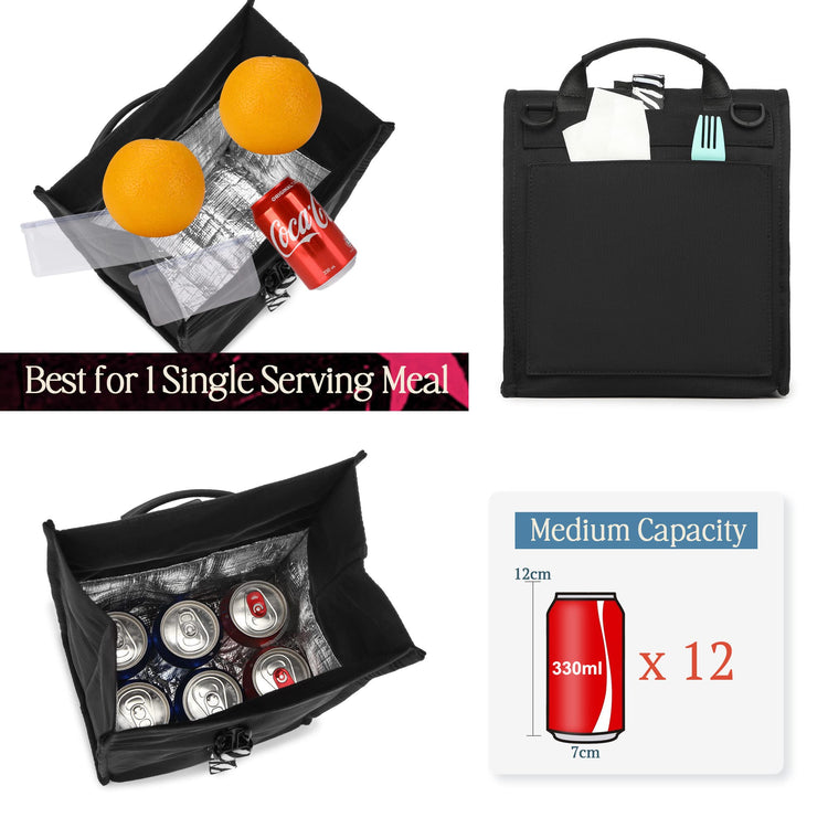 Insulated Lunch Bag Rolltop Lunch Box