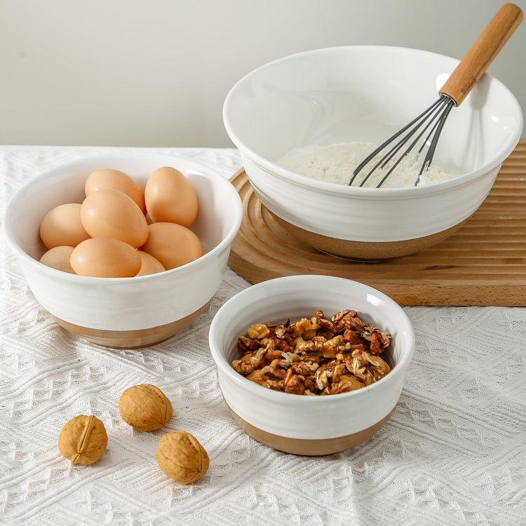 Ceramic Serving Bowls (3 Count)