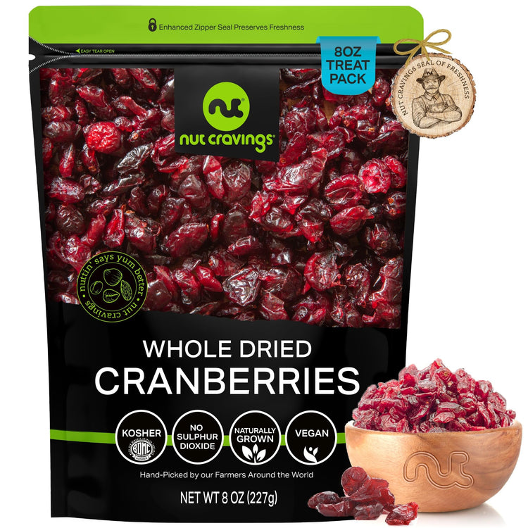 Dried Whole Cranberries (8 Ounce)