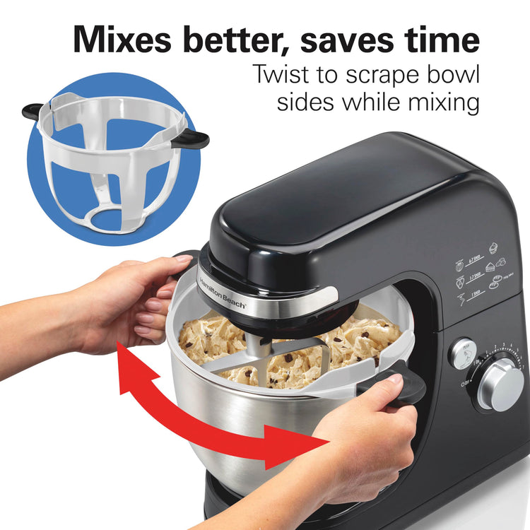 4 Quart Electric Stand Mixer With 7 Speeds