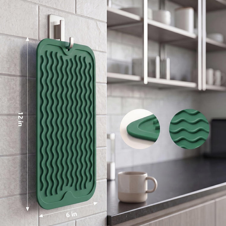 Silicone Dish Drying Mat for Multiple Usage
