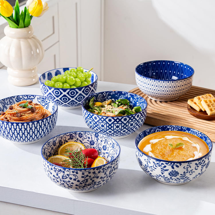 23 Oz Ceramic Soup Bowls Set of 6 (6 Count)