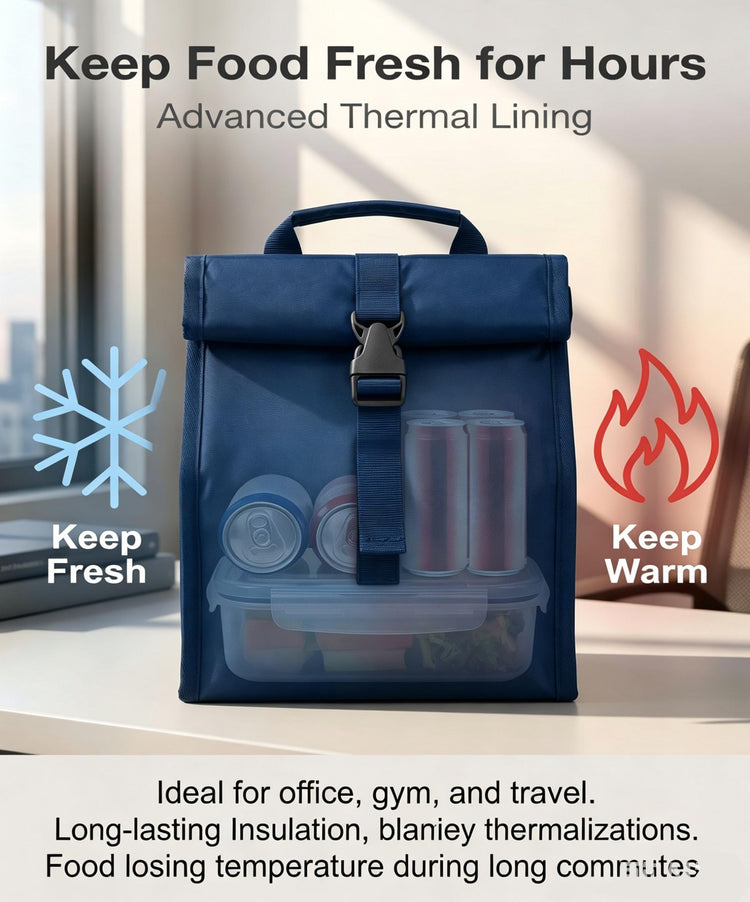 Insulated Foldable Lunch Bag
