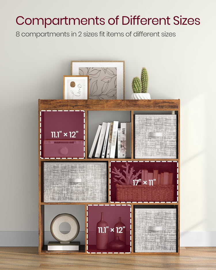 Bookcase Freestanding Storage Unit