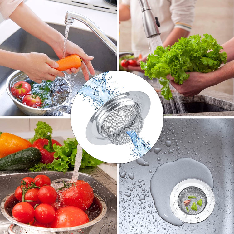 2Pcs Kitchen Sink Strainer (2 Count)