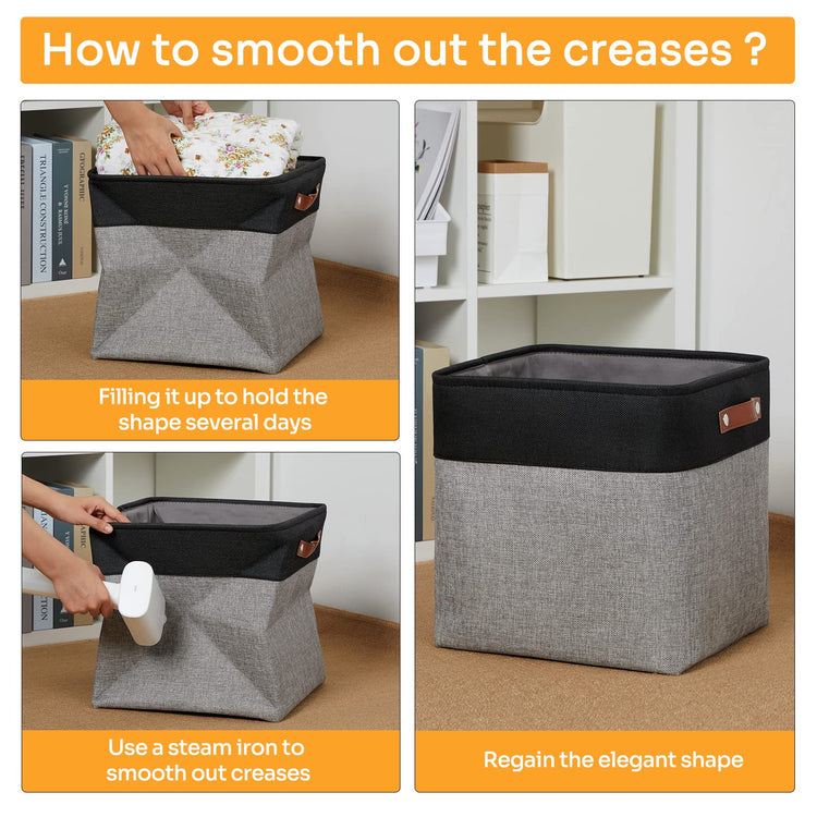Storage Bins for Organizing (4 Count)