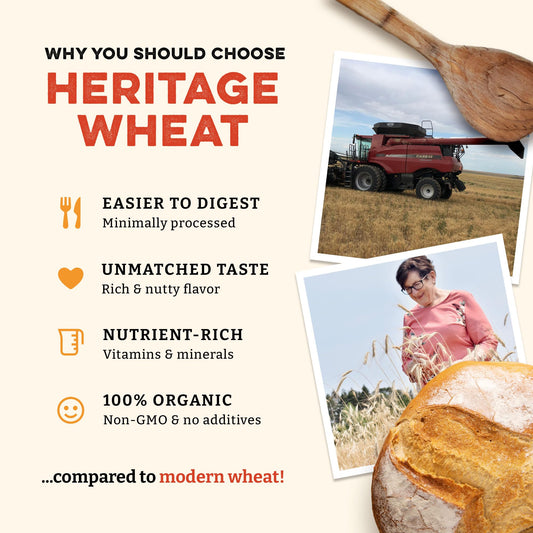 Heritage Organic Bread Flour Blend (40 Ounce)