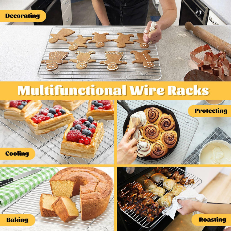 15.3" x 11.25" Cooling Baking Wire Racks Pack of 2 (2 Count)