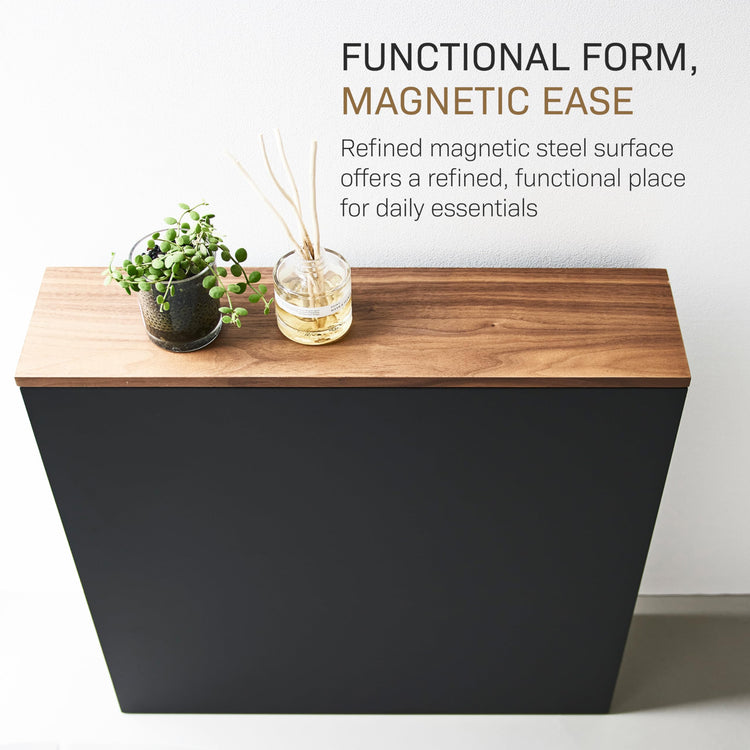 Home Pull Out Bathroom Storage Cabinet with Wood Top