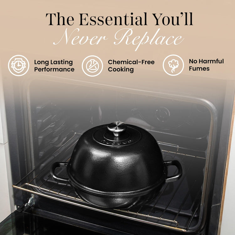 Enamelled Cast Iron Dutch Oven Pot
