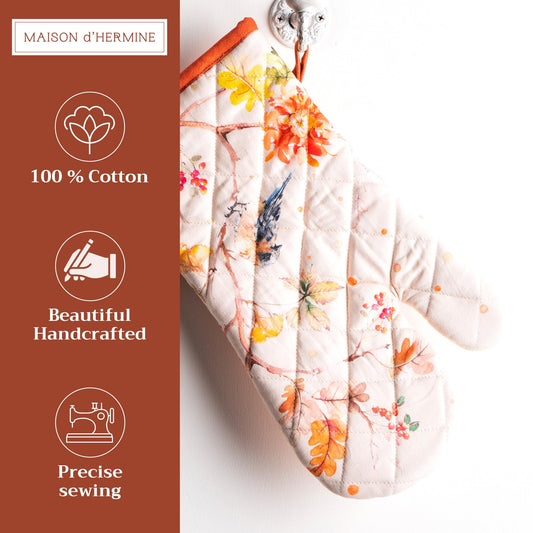 Maison d'Hermine Oven Gloves 100% Cotton Oven Mitt