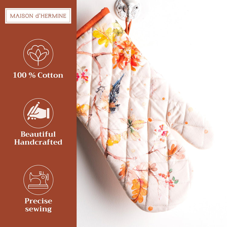 Maison d'Hermine Oven Gloves 100% Cotton Oven Mitt