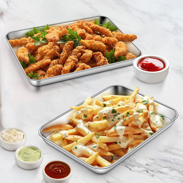 1 Pack Mini Stainless Steel Baking Sheet