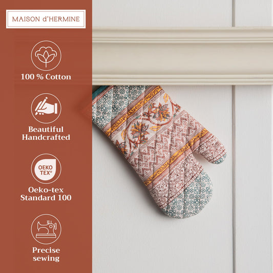 Maison d'Hermine Oven Gloves 100% Cotton Oven Mitt