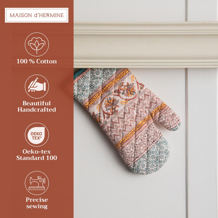 Maison d'Hermine Oven Gloves 100% Cotton Oven Mitt