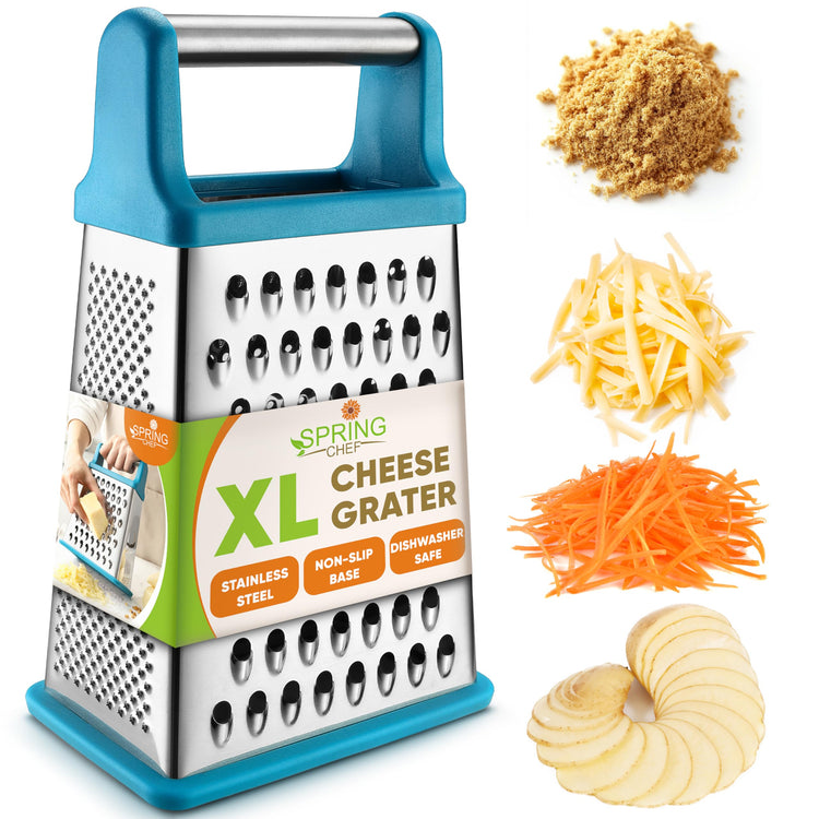 Stainless Steel XL Cheese Grater for Kitchen