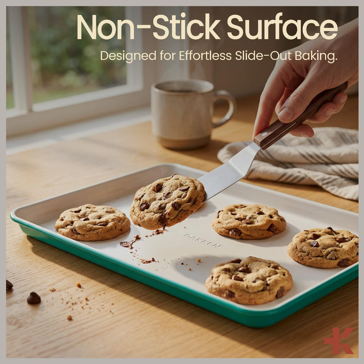 Bakken 8 Piece Ceramic Coated Bakeware Sets (8 Count)